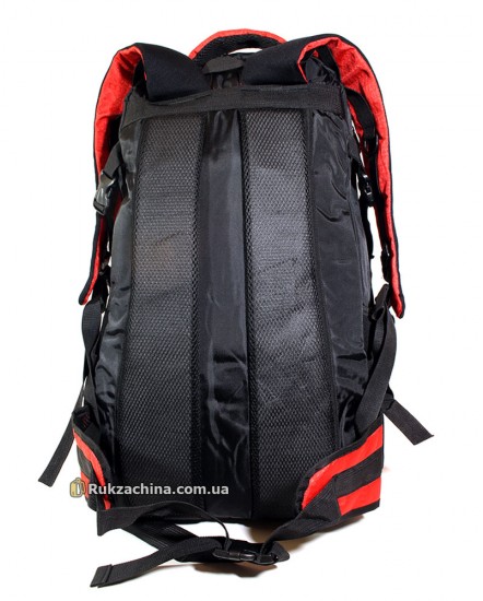 Туристический рюкзак (40л) (красно-черный)