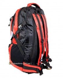 Туристический рюкзак (40л) (красно-черный)