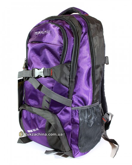 Туристический рюкзак (30л) (фиолетово-серый)