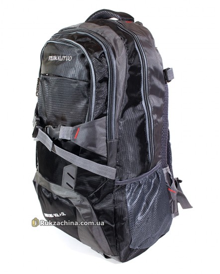 Туристический рюкзак (30л) (черно-серый)