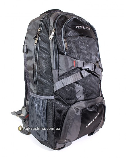 Туристический рюкзак (30л) (черно-серый)