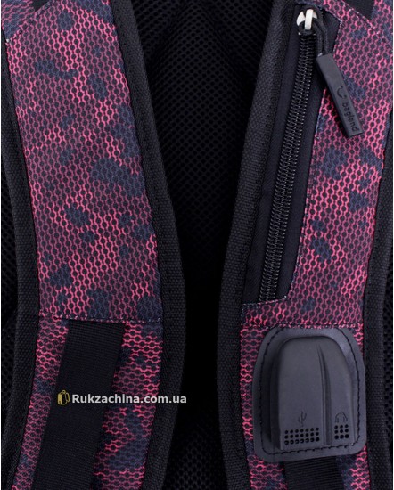 Рюкзак TM BAGLAND "Tibo" (23л) USB/наушники/17" (бордовый)