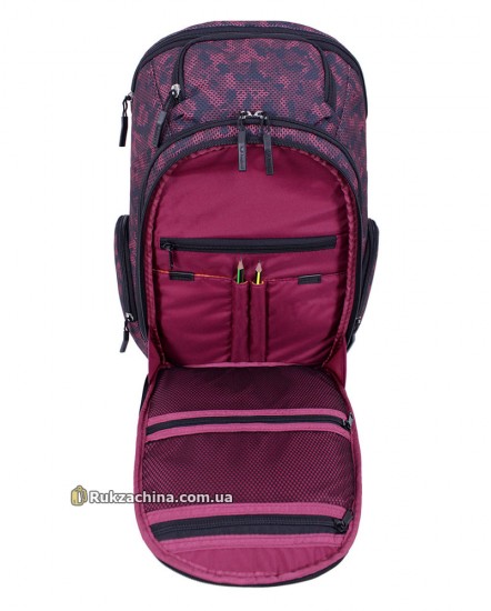 Рюкзак TM BAGLAND "Tibo" (23л) USB/наушники/17" (бордовый)