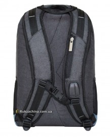 Рюкзак TM BAGLAND "Freestyle" (21л) USB/наушники/15" (серый)