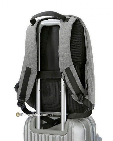 Рюкзак для ноутбука 15" c USB BRITBAG (20л.) Bobby Gray