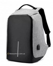 Рюкзак для ноутбука 15" c USB BRITBAG (20л.) Bobby Gray