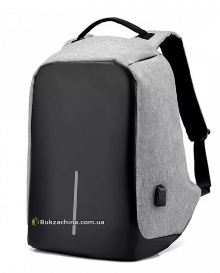 Рюкзак для ноутбука 15" c USB BRITBAG (20л.) Bobby Gray